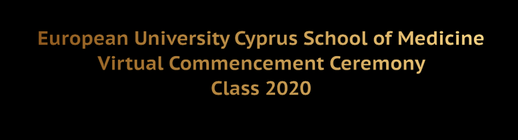 1st Virtual Commencement Ceremony Class 2020