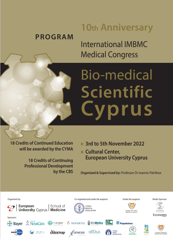 10th International Multithematic Bio-Medical Congress (IMBMC) Scientific Cyprus